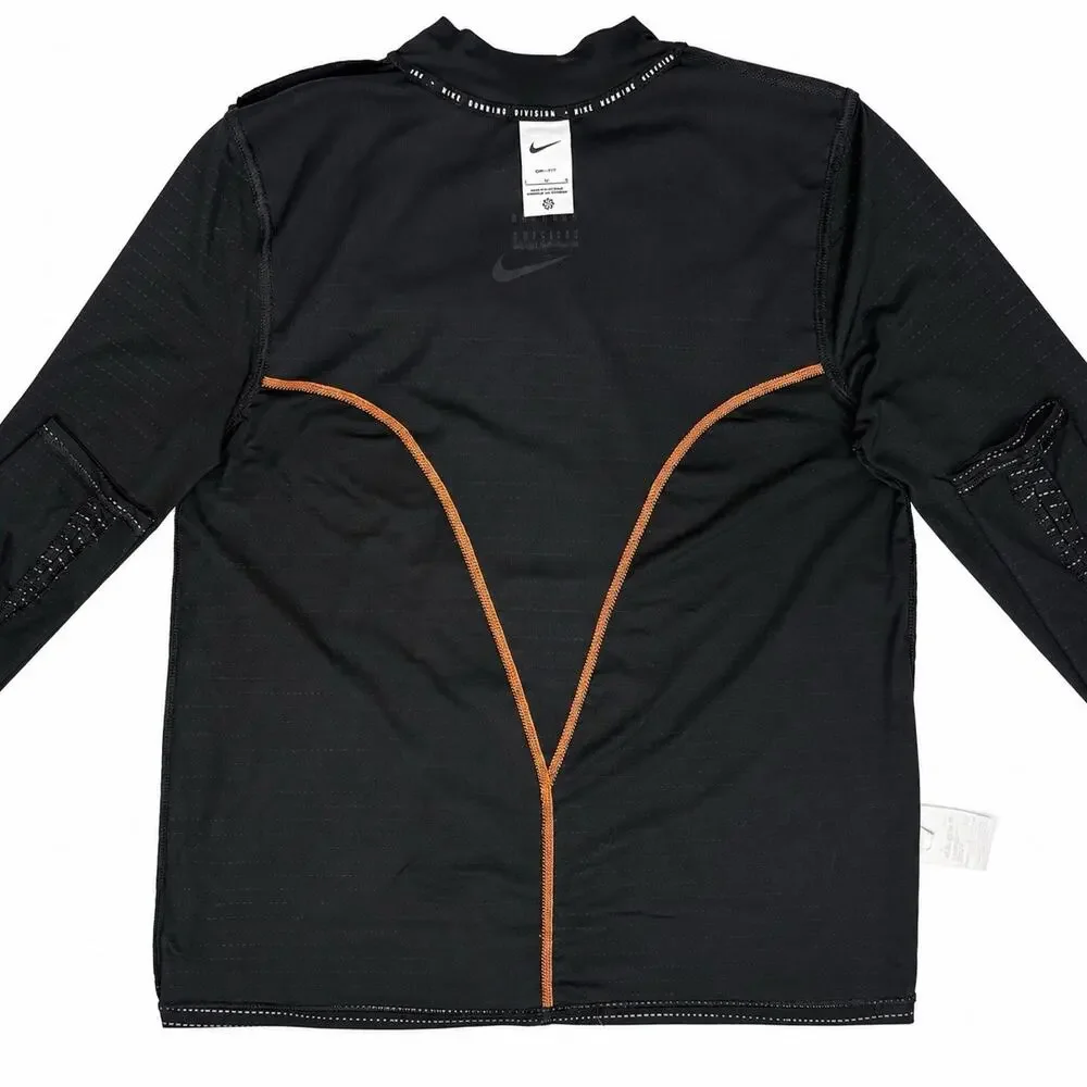 Nike Dri-FIT Run Division Long Sleeve Running Top Women’s Sz L Black DV7243-010